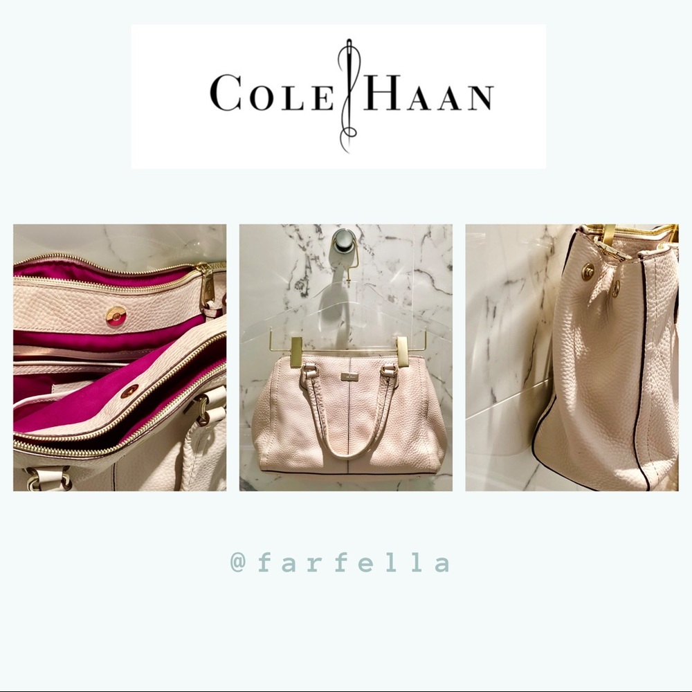 Cole Haan blush beige cross body hand bag